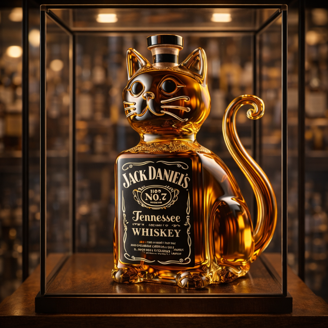 Whisky Bottle – Cat Edition