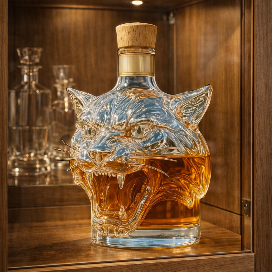 'Tiger' Whisky Decanter