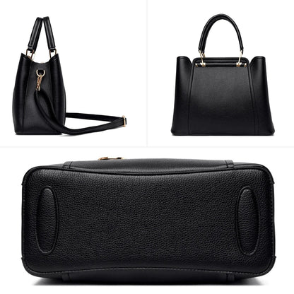 Luxurious Genuine Leather Crossbody Handbag - Style Couer