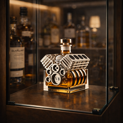 'Motor' Whisky Bottle – The Elegance of Speed