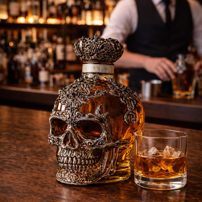 Whisky Bottle – Skull Edition