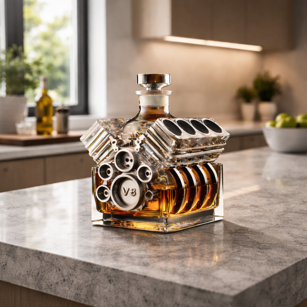 'Motor' Whisky Bottle – The Elegance of Speed