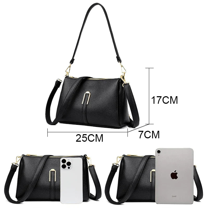 Small Genuine Leather Handbag Ayla