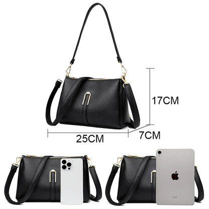 Small Genuine Leather Handbag Ayla