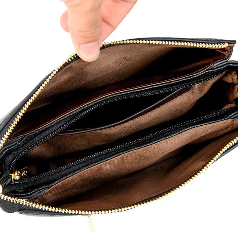 Small Genuine Leather Handbag Ayla