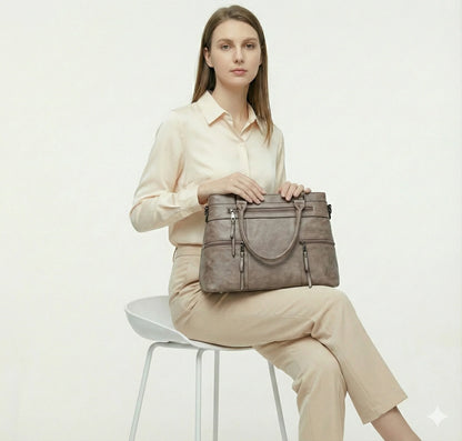 Handbag in Genuine Leather - Verse