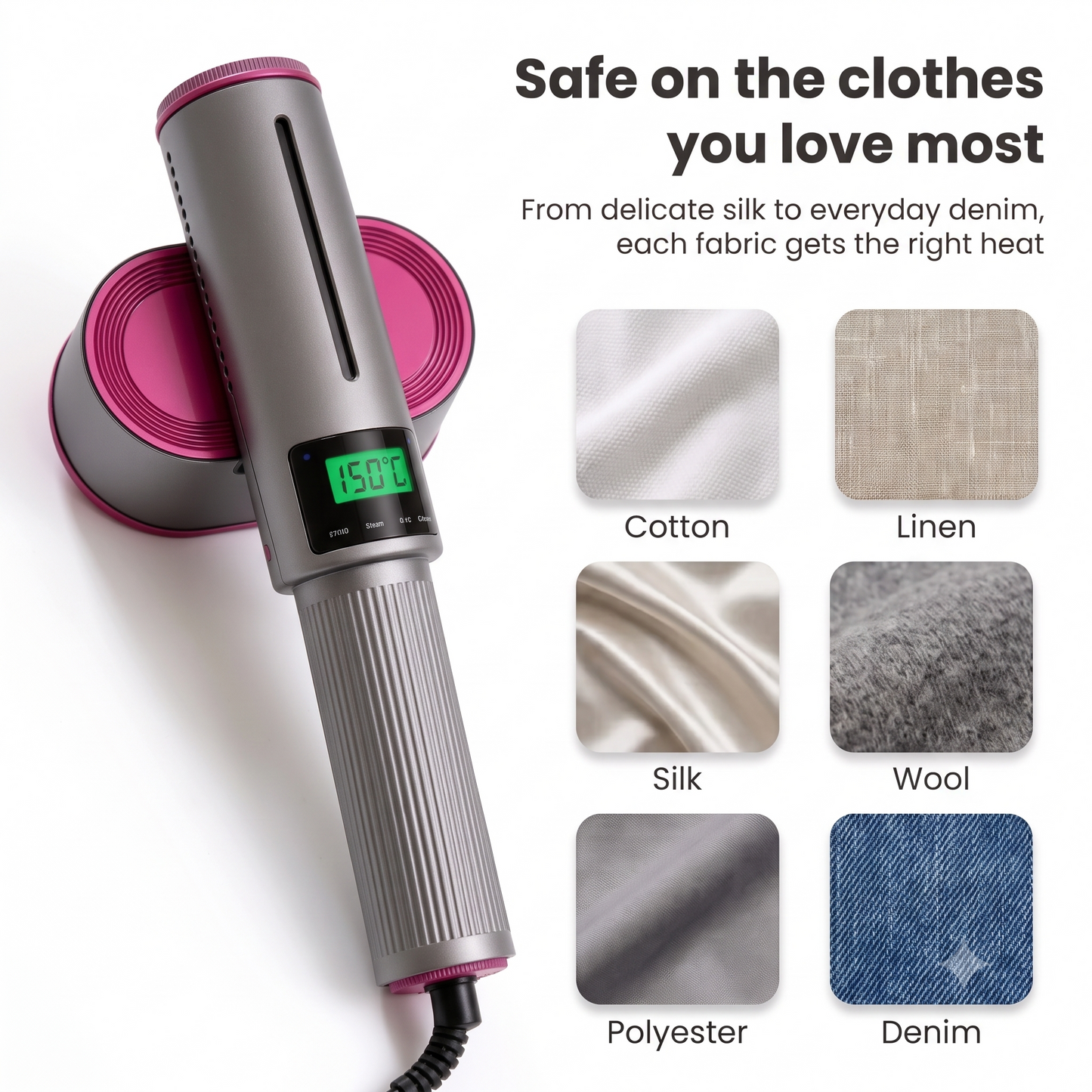 FlashSteam One™ | 2-in-1 Handheld Steamer
