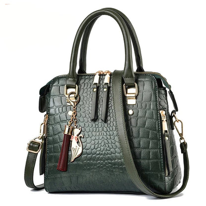 Handbag in Genuine Leather - Mia