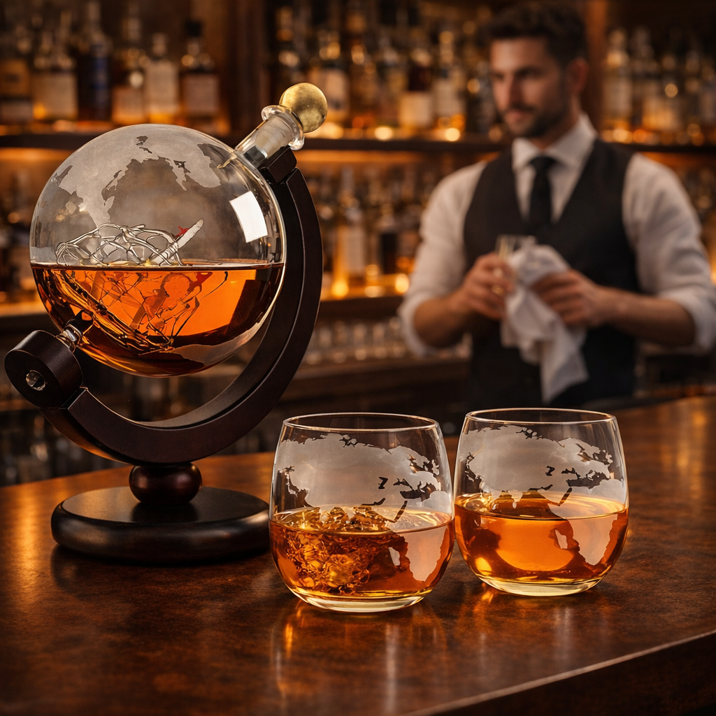 Globe Whisky Decanter – A Journey in Style