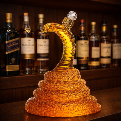Cobra Whisky Decanter – Sculptural Elegance