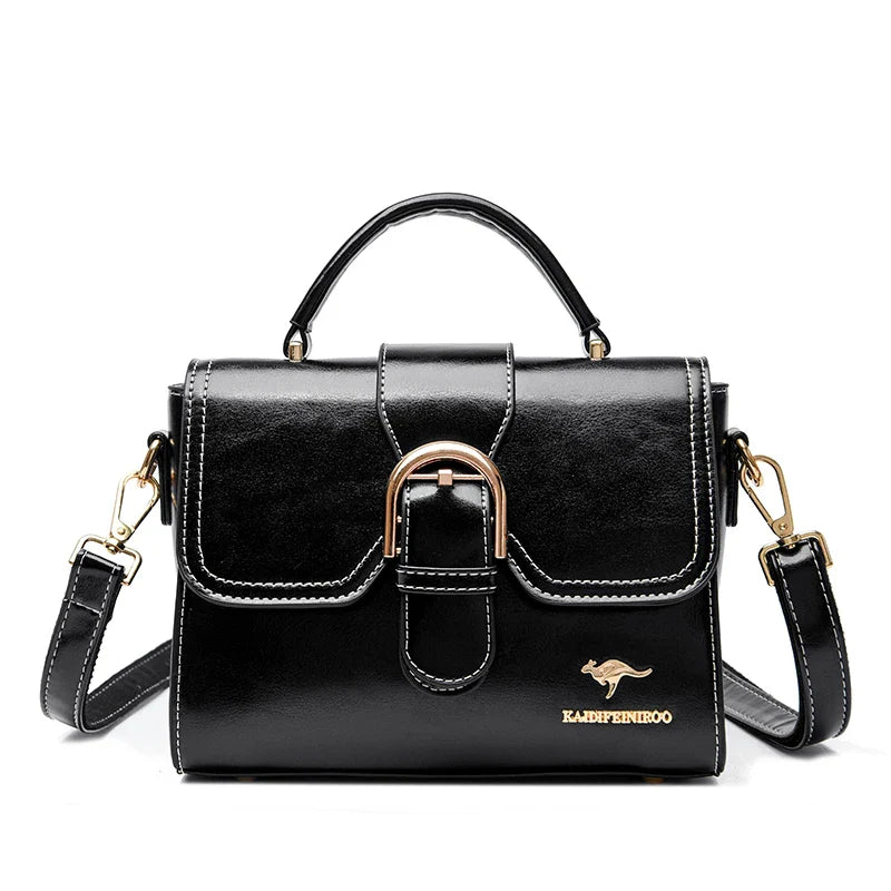 Handbag in Genuine Leather - Nyra