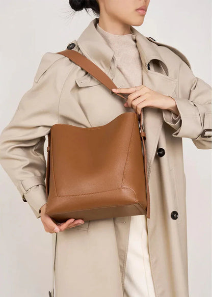 Genuine Leather Women's Handbag - Penélope