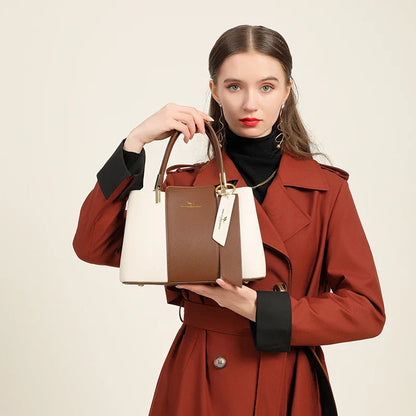 Genuine Leather Women's Handbag - Tamar