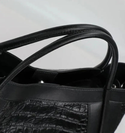 Chloe Croco Medium Genuine Leather Bag