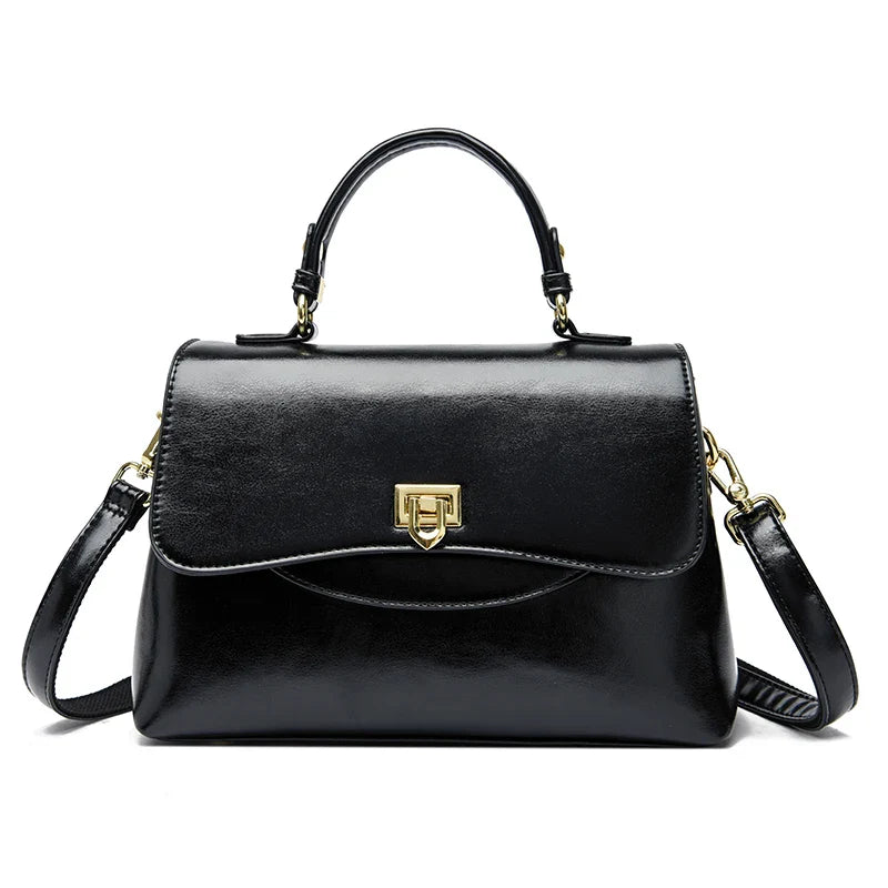 Handbag in Genuine Leather - Sienna