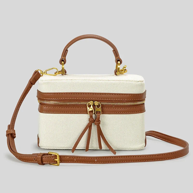 Fernanda Box Canvas Crossbody Bag