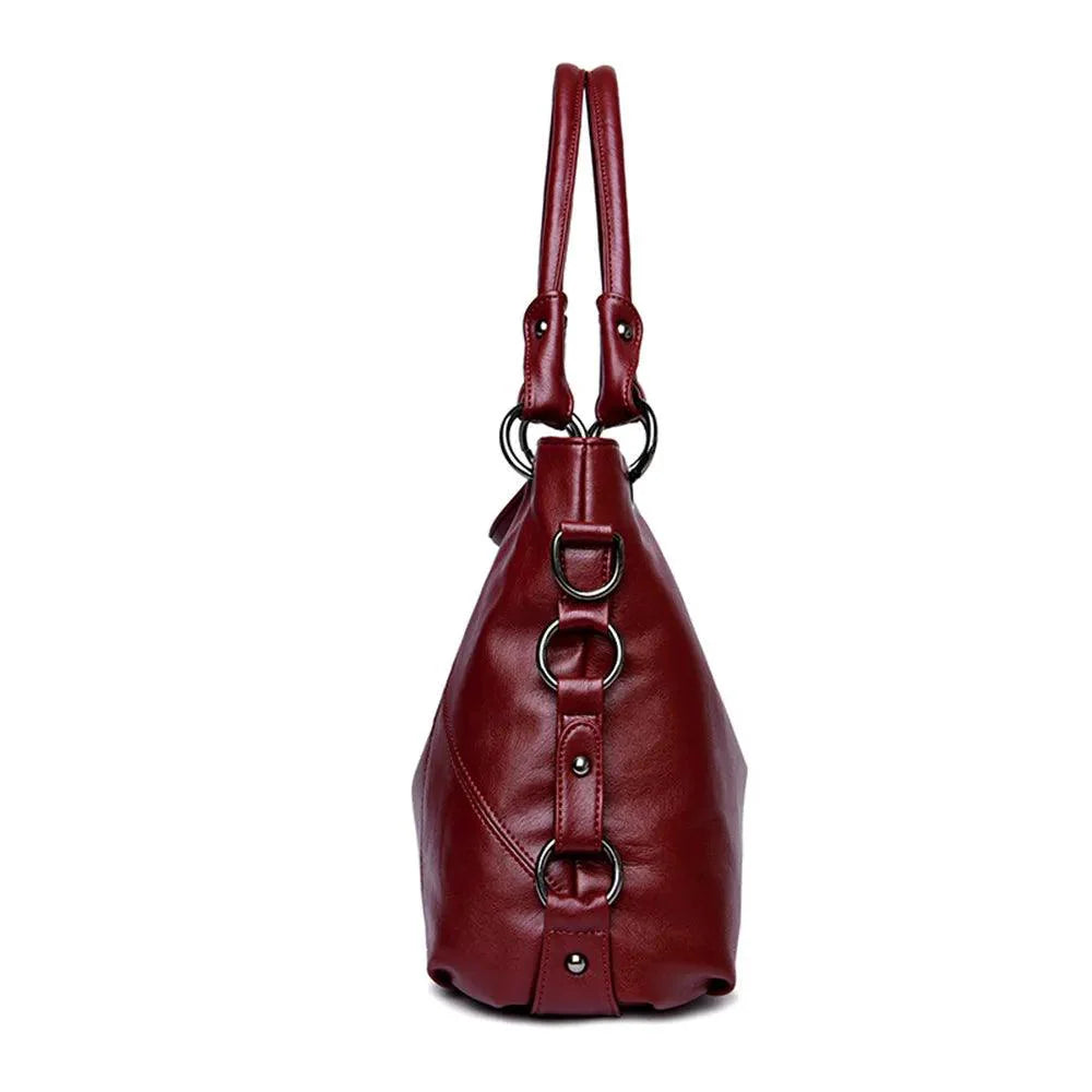 Genuine Leather Handbag - Catharina