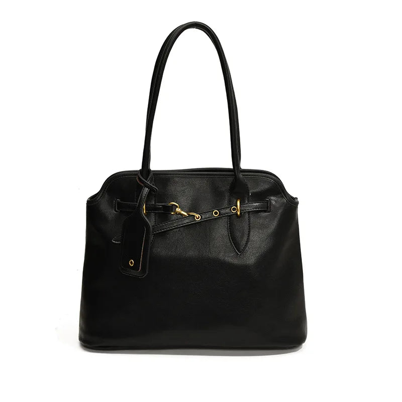 Genuine Leather Handbag - Talia