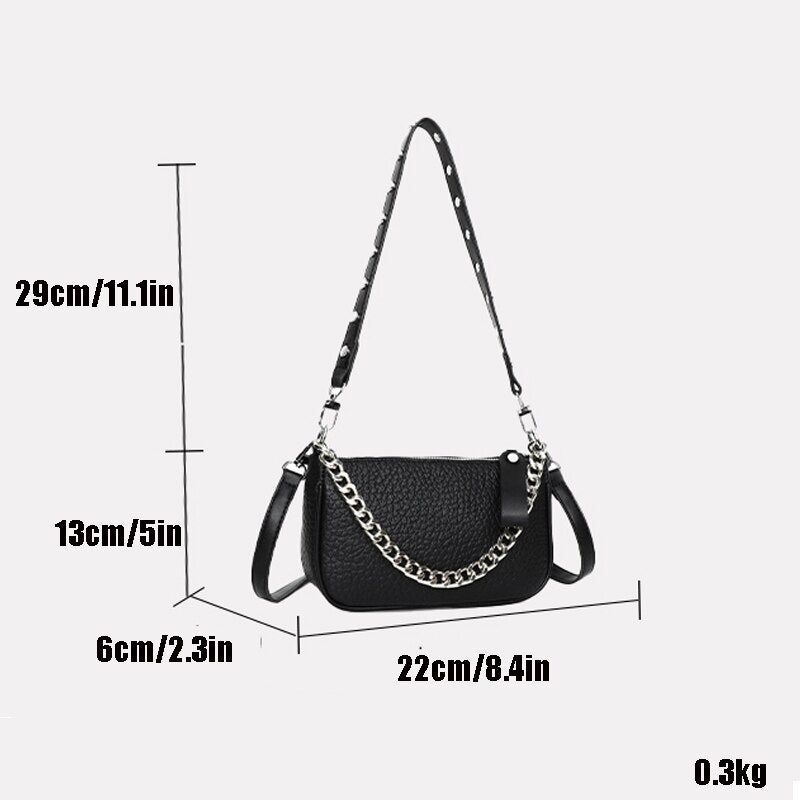 Small Genuine Leather Crossbody Bag Lara