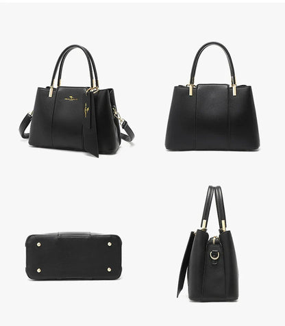 Genuine Leather Women's Handbag - Tamar