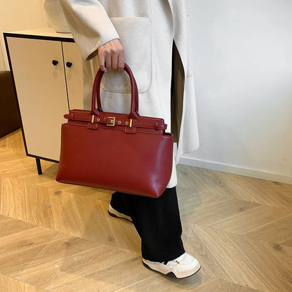 Genuine Leather Handbag - Faye