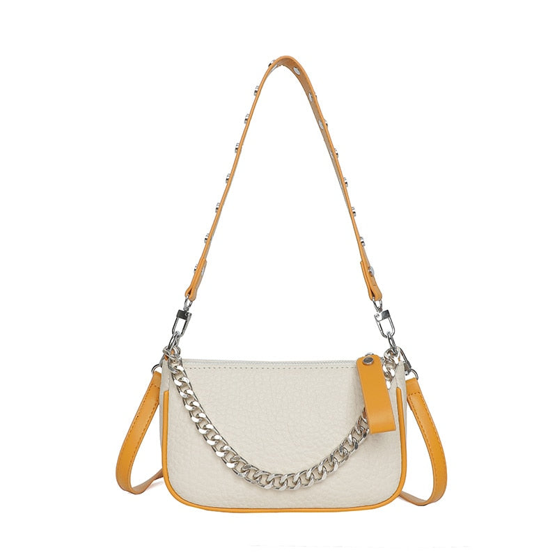 Small Genuine Leather Crossbody Bag Lara