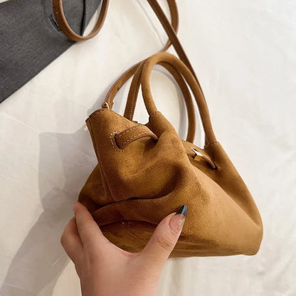 Suede Handbag - Liora