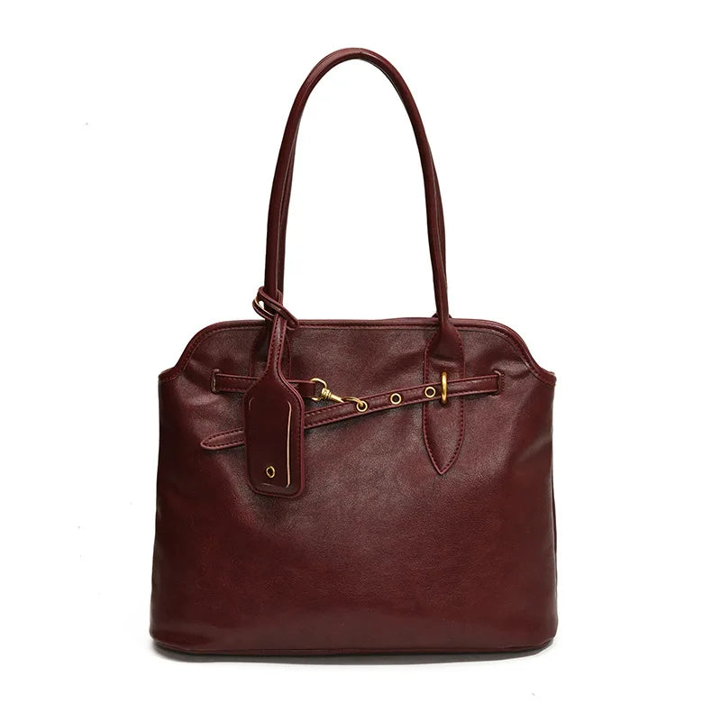 Genuine Leather Handbag - Talia