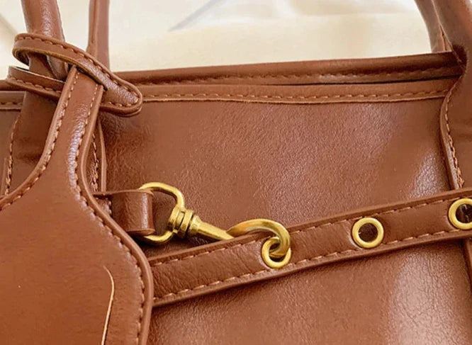 Genuine Leather Handbag - Talia
