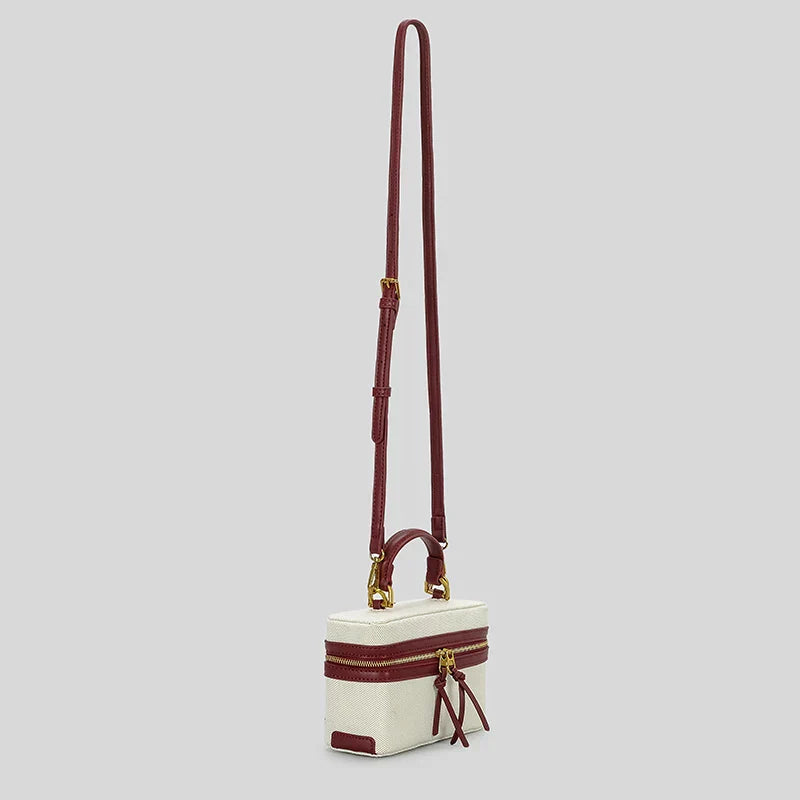 Fernanda Box Canvas Crossbody Bag