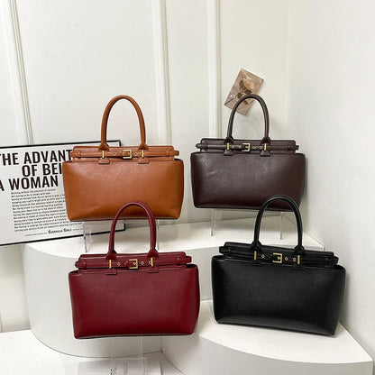 Genuine Leather Handbag - Faye