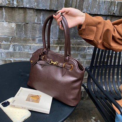 Genuine Leather Handbag - Talia
