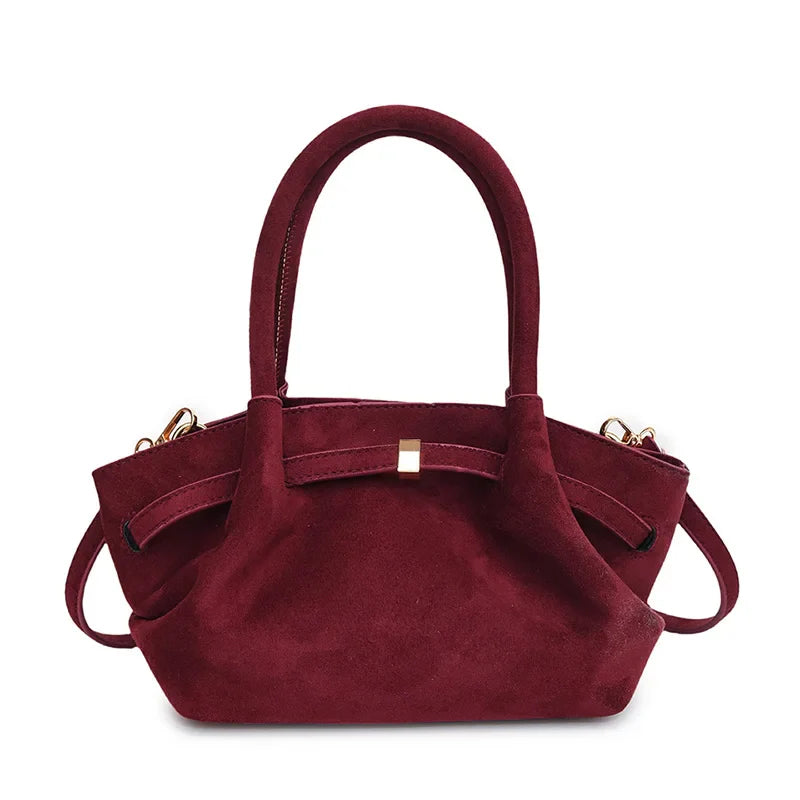 Suede Handbag - Liora