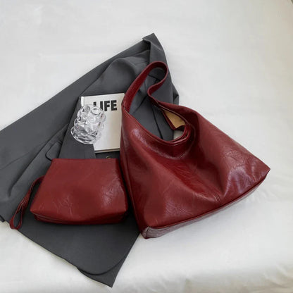 Handbag in Genuine Leather - Erica