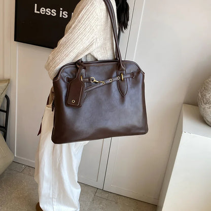 Genuine Leather Handbag - Talia