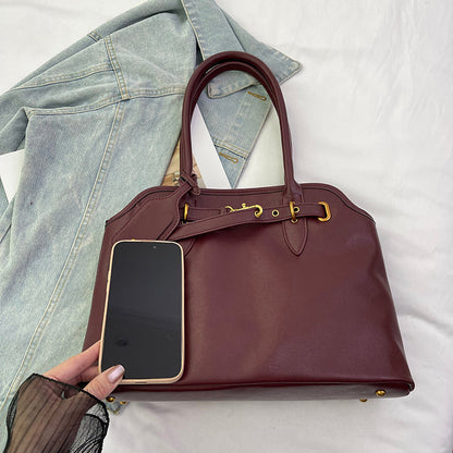 Genuine Leather Handbag - Talia
