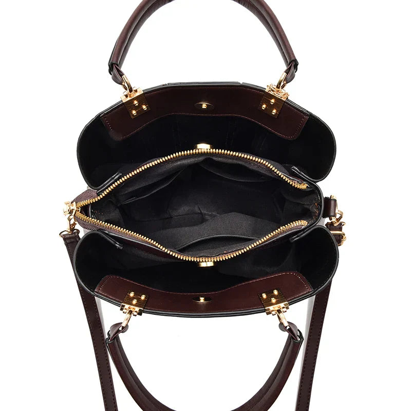 Genuine Leather Handbag - Linua