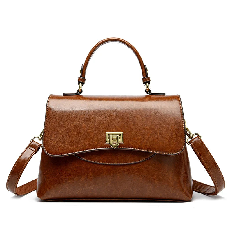 Handbag in Genuine Leather - Sienna