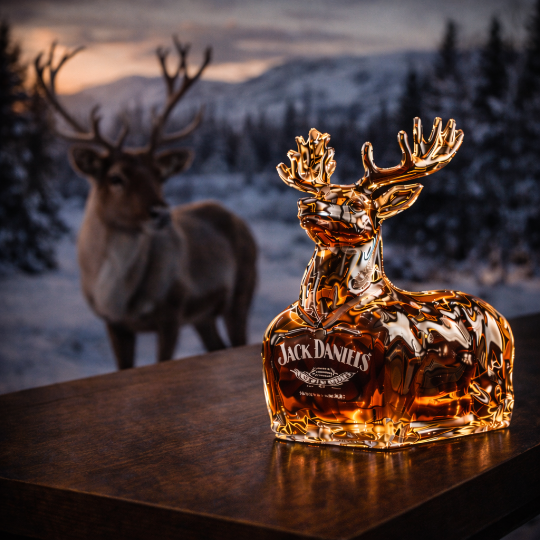 Jack Daniel's Whisky – Christmas Reindeer Edition: The Perfect Gift for the Holidays