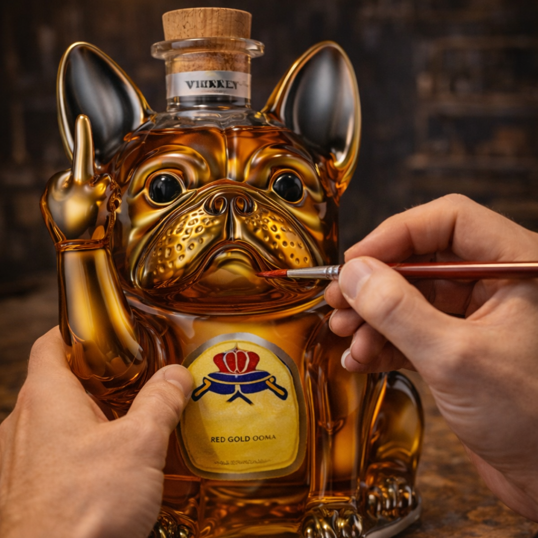 Whisky Flask – Four-Legged Friends Edition