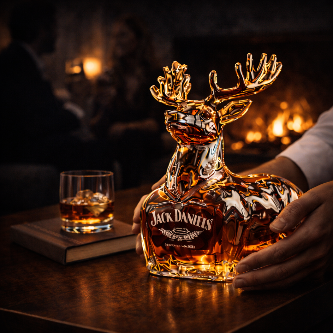 Jack Daniel's Whisky – Christmas Reindeer Edition: The Perfect Gift for the Holidays