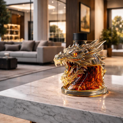 'Dragon' Whisky Bottle – Dragon Head Design