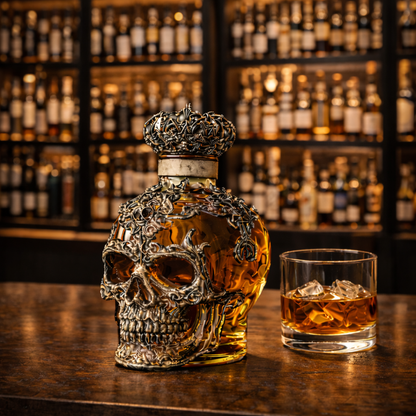 Whisky Bottle – Skull Edition