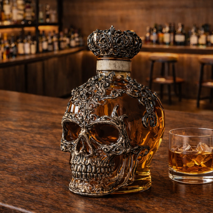 Whisky Bottle – Skull Edition