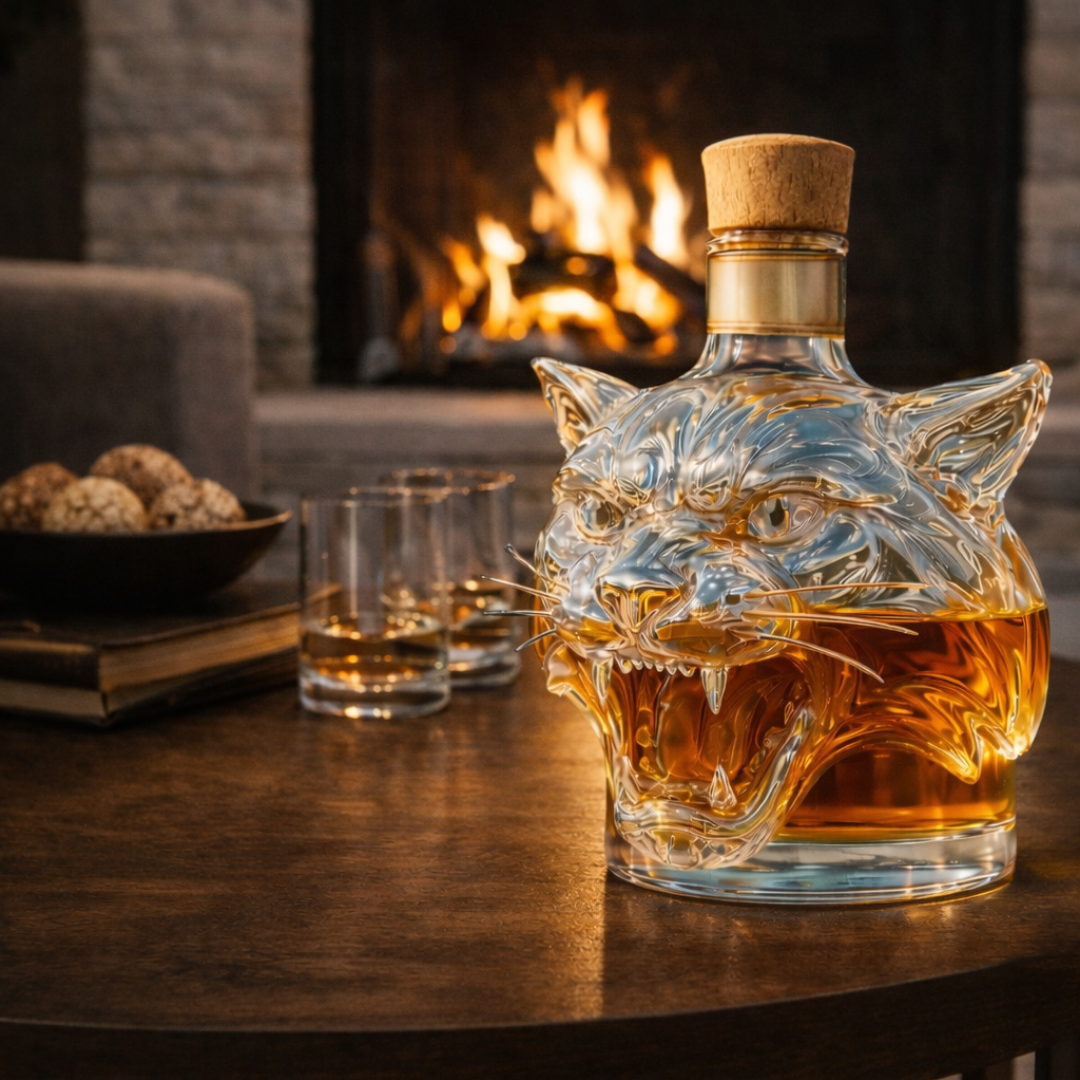 'Tiger' Whisky Decanter