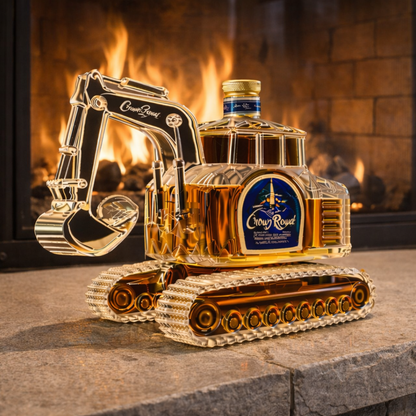 Whisky Bottle – Excavator Edition: The Essence of Strength