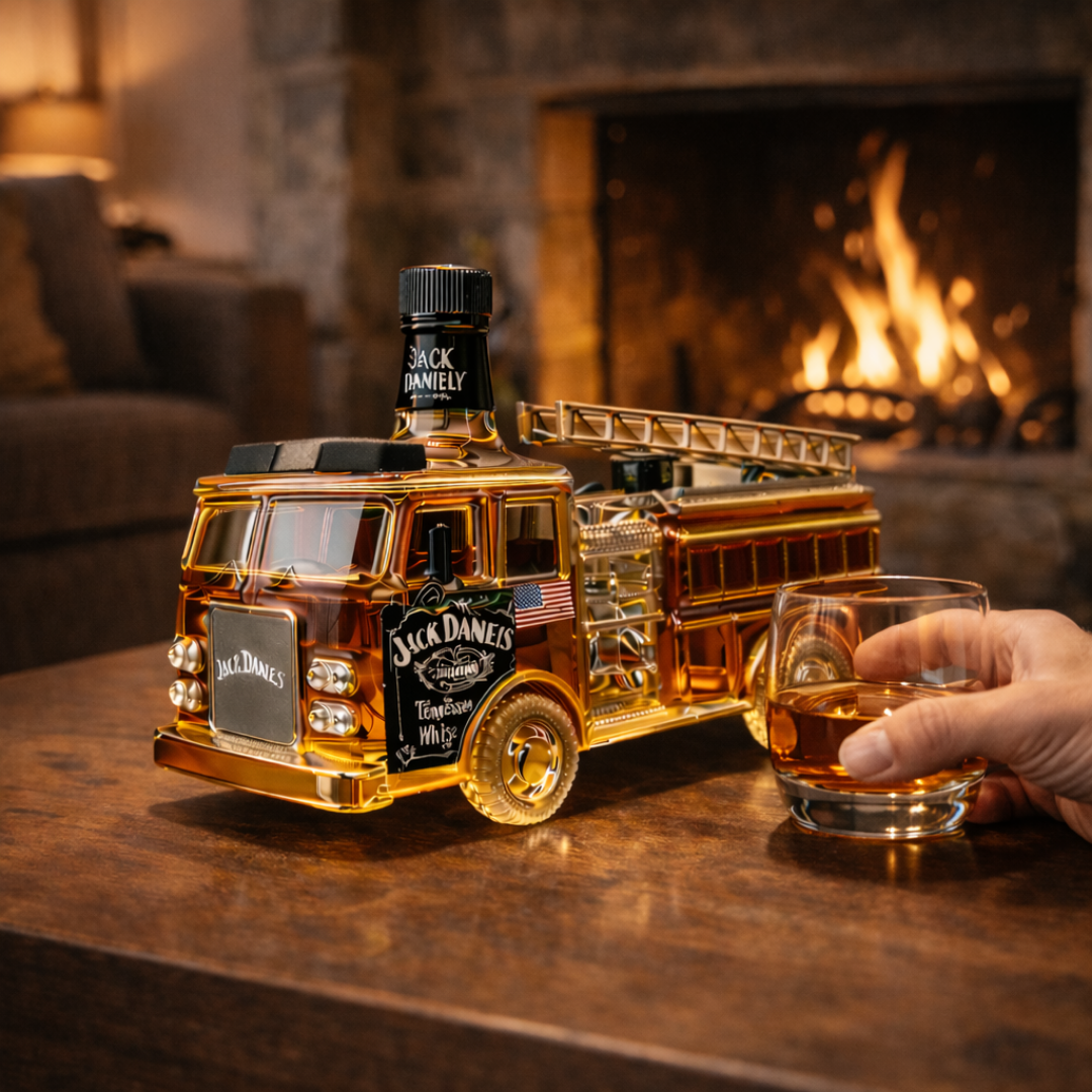 Jack Daniel's Whisky Bottle – Firefighter Edition