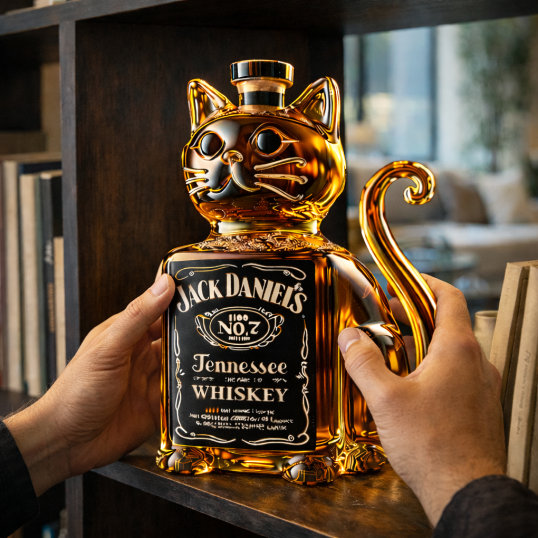 Whisky Bottle – Cat Edition