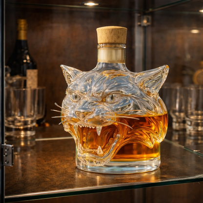 'Tiger' Whisky Decanter