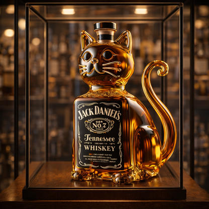 Whisky Bottle – Cat Edition